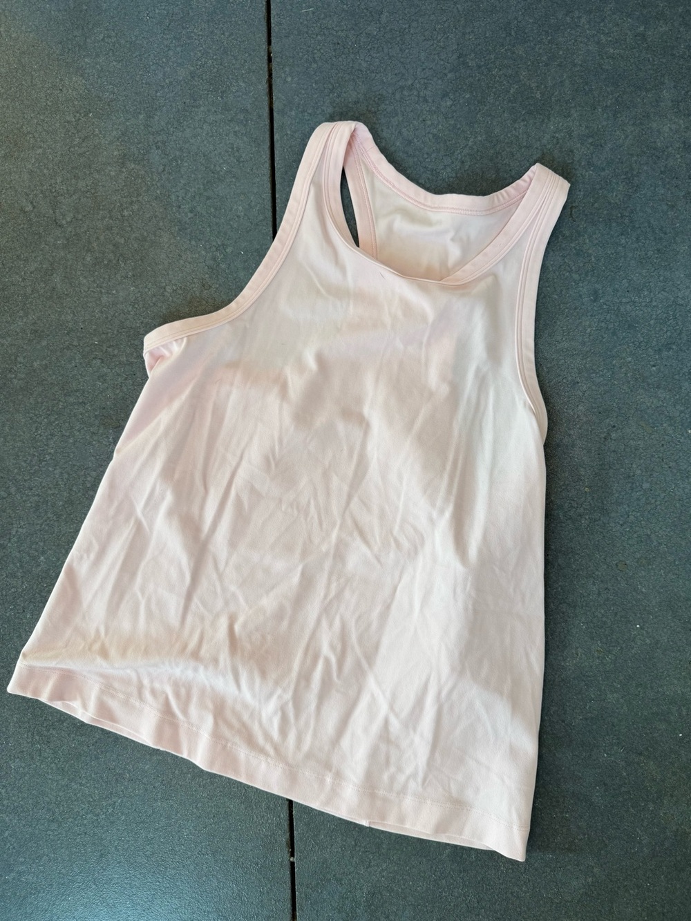 Lululemon women’s light pink athletic tank top